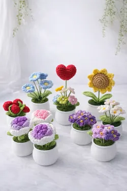Mini pots de fleurs — photo 2 sur 7