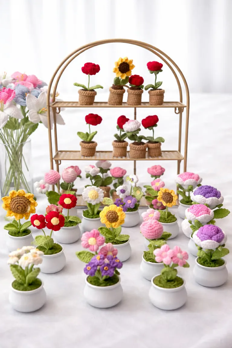 Mini pots de fleurs