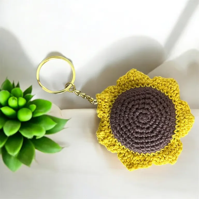 Porte-clé Tournesol — photo 1 sur 2